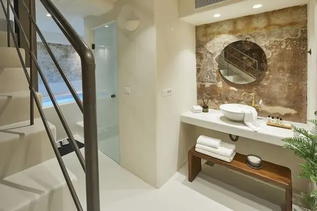 King suite with indoor plunge pool
