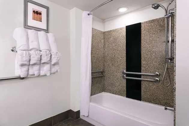 Oda, 1 En Büyük (King) Boy Yatak, Engellilere Uygun, Sigara İçilmez (Mobility, Tub w/ Grab Bars)