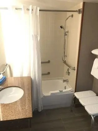 Oda, 2 Büyük (Queen) Boy Yatak, Engellilere Uygun, Sigara İçilmez (Mobility,Hearing,Tub w/Grab Bars)