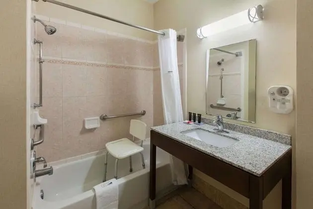 Oda, 1 En Büyük (King) Boy Yatak, Engellilere Uygun (Mobility,Hearing,Tub w/Grab Bars)