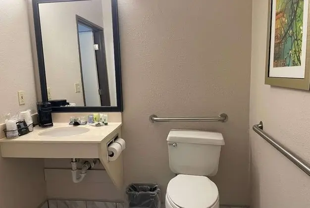 Oda, 1 En Büyük (King) Boy Yatak, Engellilere Uygun, Sigara İçilmez (Mobility Bathtub w/Grab Bars)