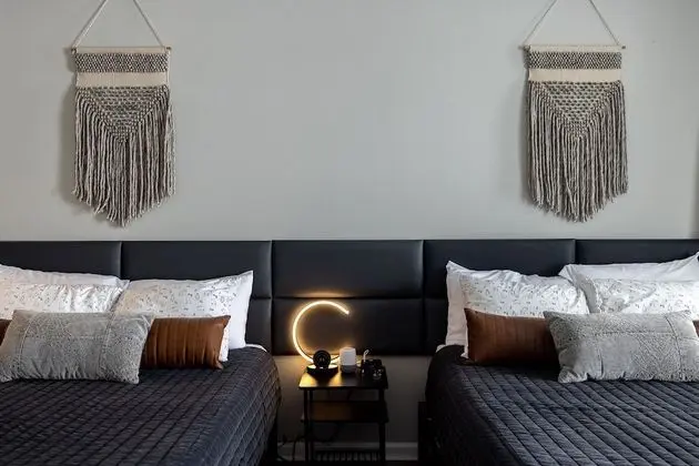 Design Oda, 2 Büyük (Queen) Boy Yatak, Dağ Manzaralı