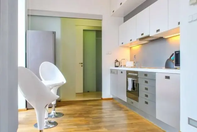 Deluxe Çatı Katı (Loft), 1 Yatak Odası, Balkon (Haštalská 23)