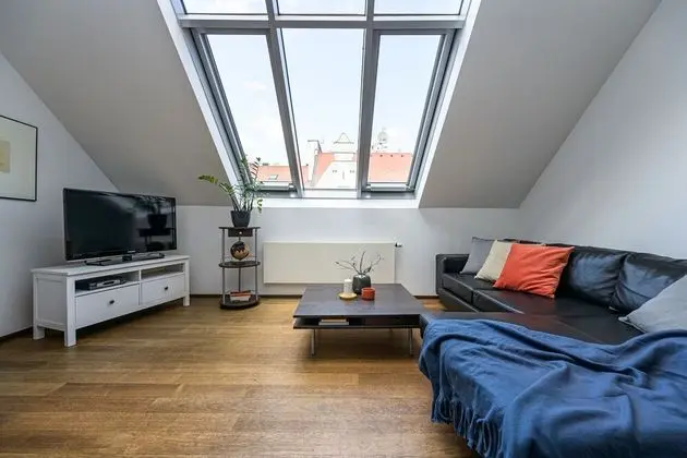 Deluxe Çatı Katı (Loft), 1 Yatak Odası (Bílkova 18)