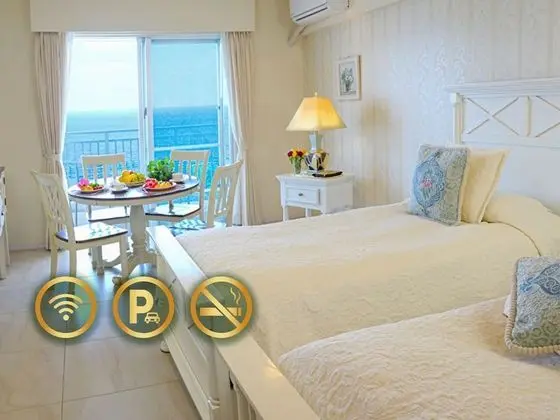 İki Ayrı Yataklı Oda, Sigara İçilmez, Okyanus Manzaralı (Corner, For 1-2 people, 33sqm)