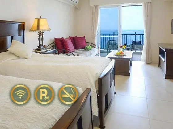 Üç Kişilik Oda, Sigara İçilmez, Okyanus Manzaralı (For 3 people, 33sqm)