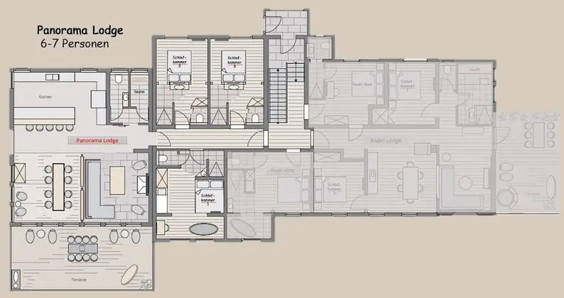 Exclusive Daire (Rodel Lodge, inkl. 85€ Reinigung)