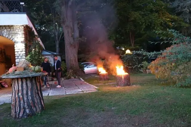 Villa, 5 Yatak Odası, Şömine