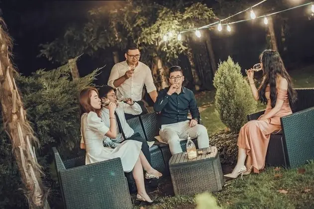 Villa, 5 Yatak Odası, Şömine