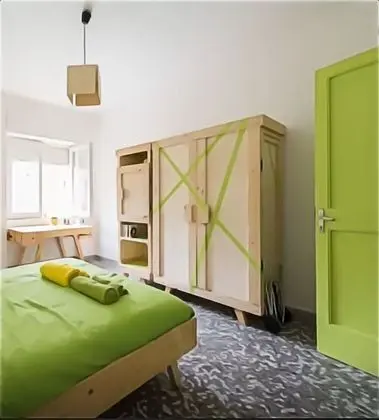 Tek Büyük Yataklı Oda, Ortak Banyo (Wood 3)