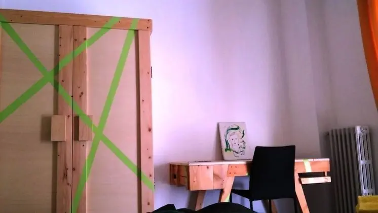 Tek Büyük Yataklı Oda, Ortak Banyo (Wood 3)