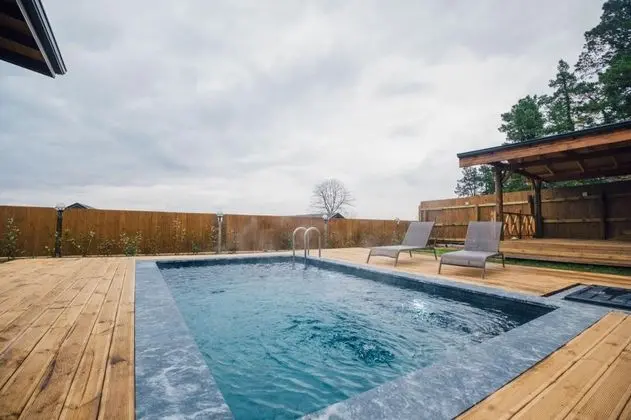 Jakuzili Suite Bungalov, Göl Manzaralı, Isıtmalı Özel Havuzlu