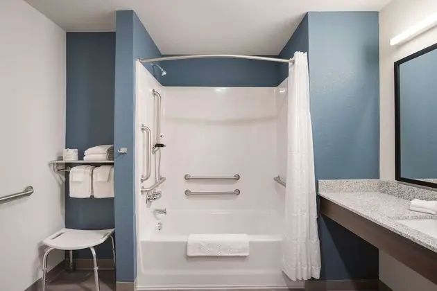 Oda, 2 Büyük (Queen) Boy Yatak, Engellilere Uygun, Sigara İçilmez (Accessible Tub)