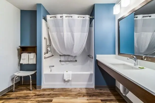 Oda, 1 Büyük (Queen) Boy Yatak, Engellilere Uygun, Sigara İçilmez (Bathtub)