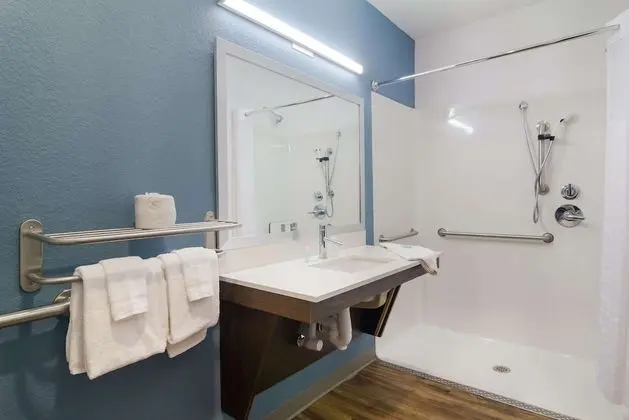 Oda, 1 Büyük (Queen) Boy Yatak, Engellilere Uygun, Sigara İçilmez (Roll-In Shower)