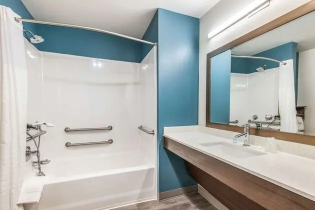Oda, 1 Büyük (Queen) Boy Yatak, Engellilere Uygun, Sigara İçilmez (Roll-in Shower)