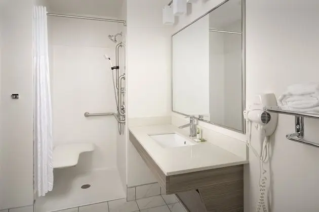 Oda, 1 Büyük (Queen) Boy Yatak, Engellilere Uygun, Sigara İçilmez (Roll-In Shower)