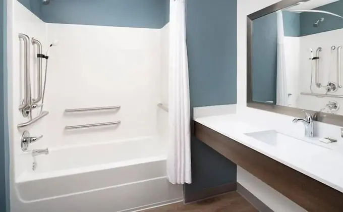 Basic Oda, 2 Büyük (Queen) Boy Yatak, Engellilere Uygun, Sigara İçilmez (Accessible Tub)