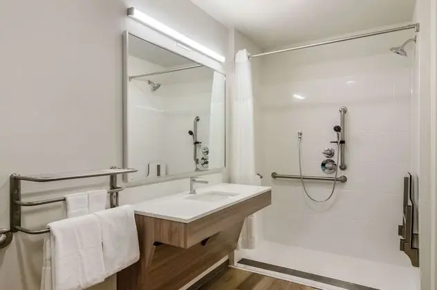 Oda, 1 Büyük (Queen) Boy Yatak, Engellilere Uygun, Sigara İçilmez (Roll-In Shower)