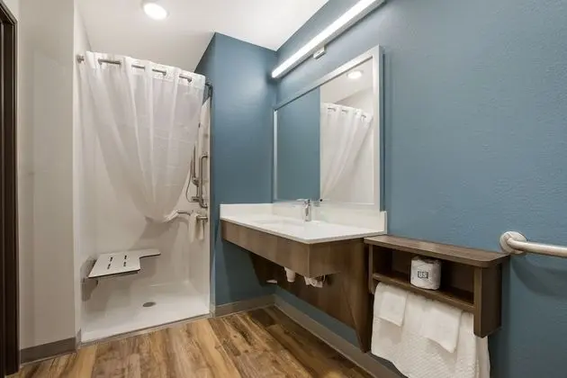 Oda, 1 Büyük (Queen) Boy Yatak, Sigara İçilmez (Roll-In Shower)