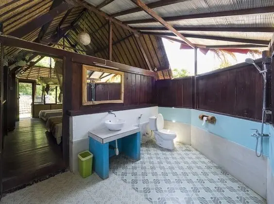 Family Bungalov, 2 Yatak Odası, 2 Banyolu, Bahçe Manzaralı