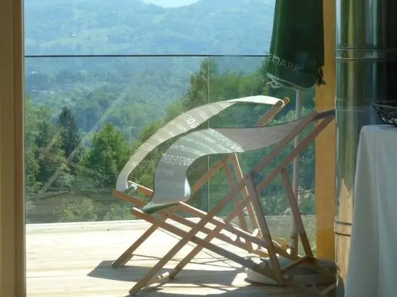 Design Tek Büyük Yataklı Oda, Balkon, Yamaçta