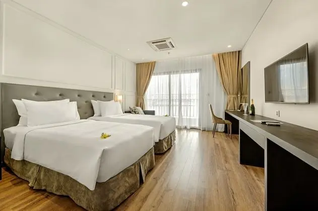 Deluxe İki Ayrı Yataklı Oda, Balkon, Koy Manzaralı