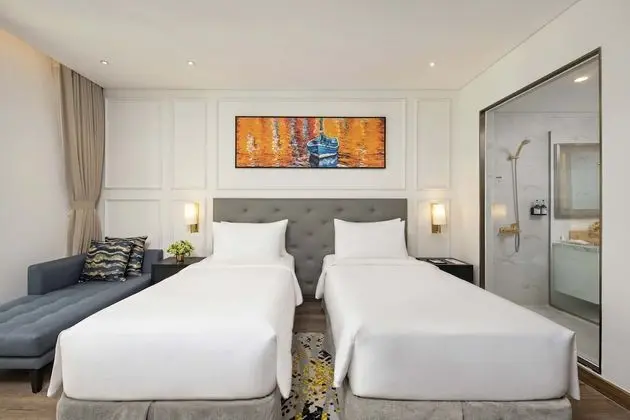 Deluxe İki Ayrı Yataklı Oda, Balkon, Koy Manzaralı