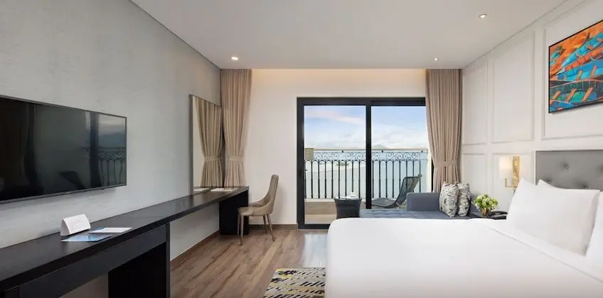 Deluxe İki Ayrı Yataklı Oda, Balkon, Koy Manzaralı