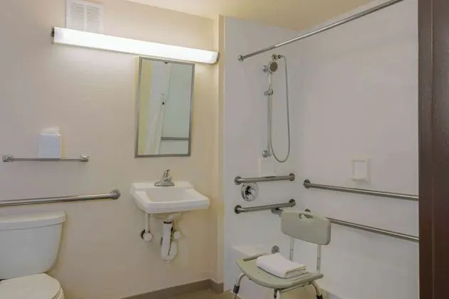 Oda, 1 En Büyük (King) Boy Yatak, Engellilere Uygun, Sigara İçilmez (Mobility/Tub w/Grab Bars)