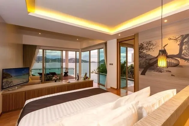 Villa, 1 En Büyük (King) Boy Yatak, Okyanus Manzaralı (Top Floor Pool)