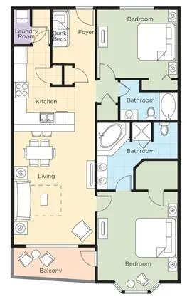 Deluxe Apart Daire, 2 Yatak Odası