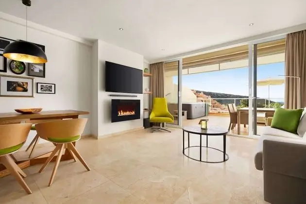 Deluxe Apart Daire, 1 Yatak Odası, Sigara İçilmez, Sıcak Su Havuzu