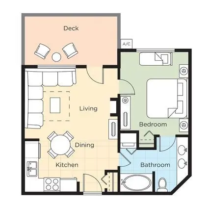 Deluxe Apart Daire, 1 Yatak Odası, Mutfak