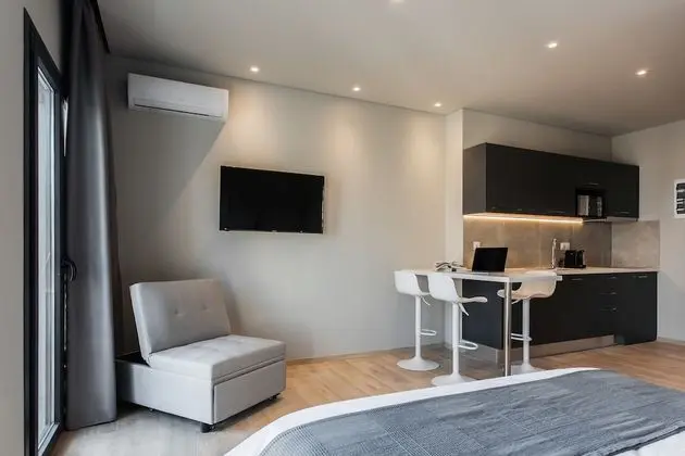 Deluxe Apart Daire, 1 Büyük (Queen) Boy Yatak ve Çekyat, Balkon