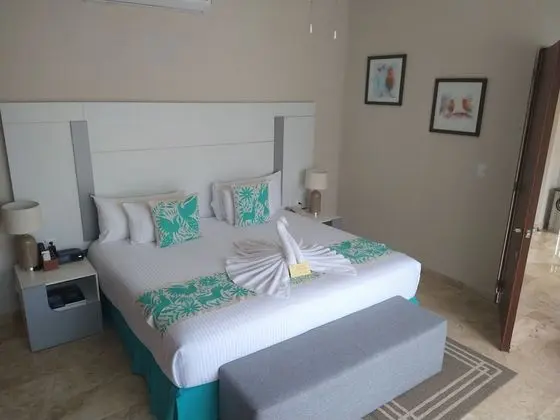 Deluxe Tek Büyük veya İki Ayrı Yataklı Oda, 1 Yatak Odası, Balkon, Bahçe Manzaralı