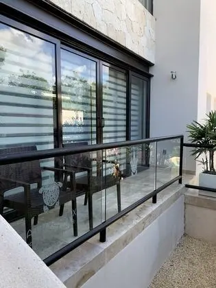 Deluxe Tek Büyük veya İki Ayrı Yataklı Oda, 1 Yatak Odası, Balkon, Bahçe Manzaralı
