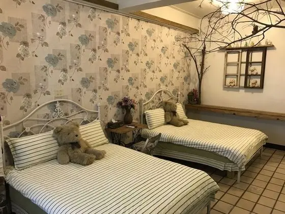 Romantic Dört Kişilik Oda, 2 Çift Kişilik Yatak (Jungle)