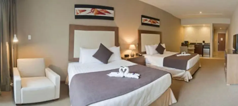 Deluxe Oda, 2 Çift Kişilik Yatak, Balkon