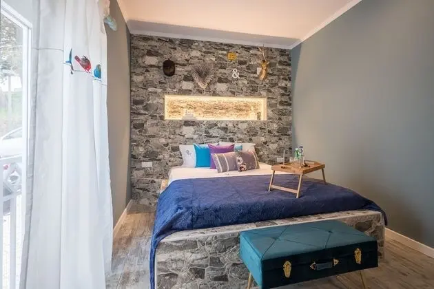Design Apart Daire, 1 En Büyük (King) Boy Yatak ve Çekyat, Bahçe Manzaralı
