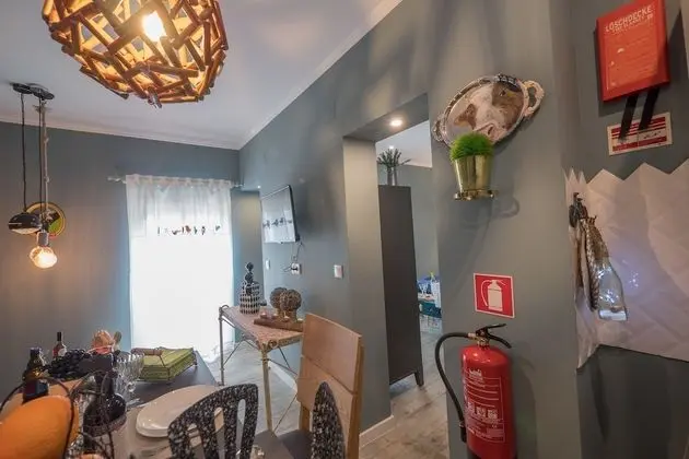 Design Apart Daire, 1 En Büyük (King) Boy Yatak ve Çekyat, Bahçe Manzaralı