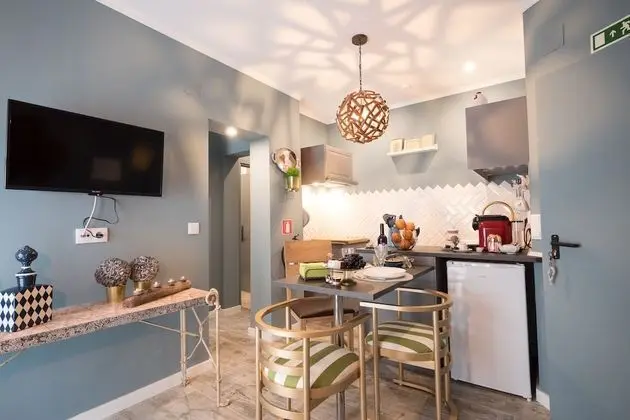 Design Apart Daire, 1 En Büyük (King) Boy Yatak ve Çekyat, Bahçe Manzaralı
