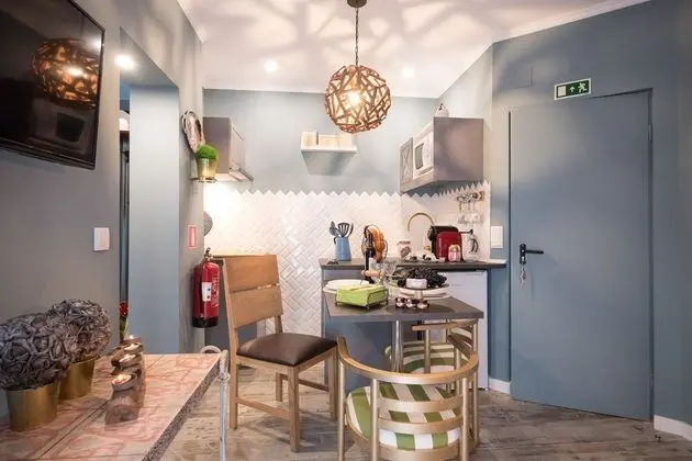Design Apart Daire, 1 En Büyük (King) Boy Yatak ve Çekyat, Bahçe Manzaralı