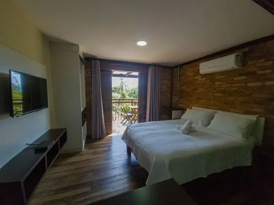 Deluxe Tek Büyük Yataklı Oda, Havuz Manzaralı (Ofurô)