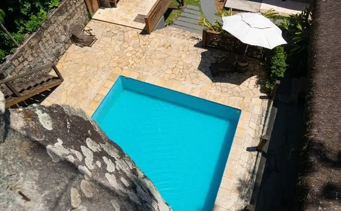 Deluxe Tek Büyük Yataklı Oda, Havuz Manzaralı (Ofurô)