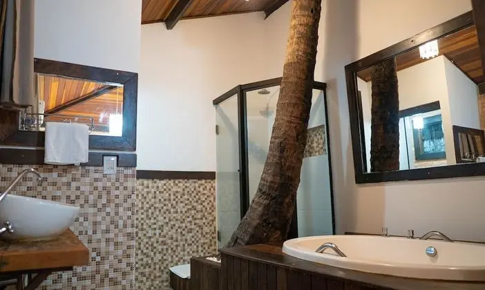 Superior Dağ Evi, 1 Çift Kişilik Yatak ve Çekyat (Ofurô)