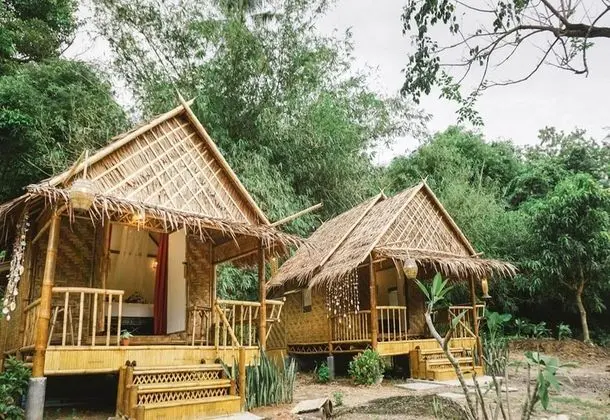 Bamboo Hut with Air Condition