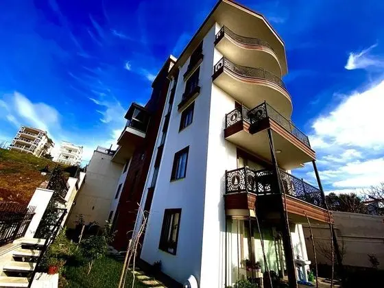 Apartment, Yandan Deniz Manzaralı, Tam Donanmlı Mutfak - Full Kitchen