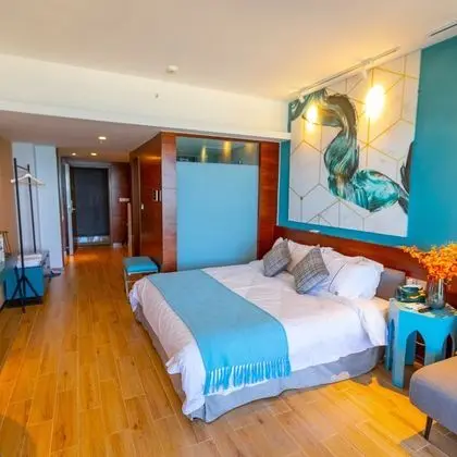 Deluxe Tek Büyük Yataklı Oda, Küvet, Deniz Manzaralı