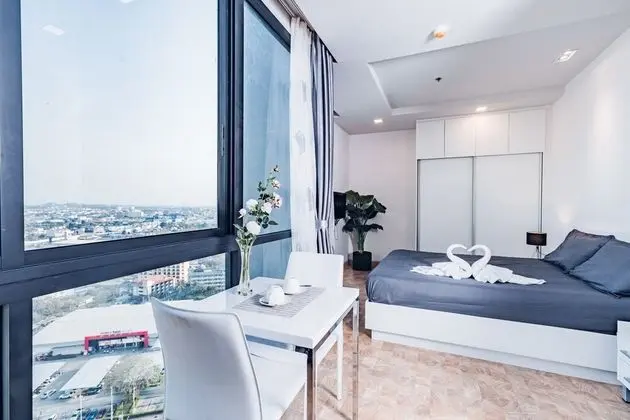 Stüdyo, 1 Büyük (Queen) Boy Yatak, Sigara İçilmez, Şehir Manzaralı